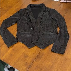 2/$10 Black sequin jacket